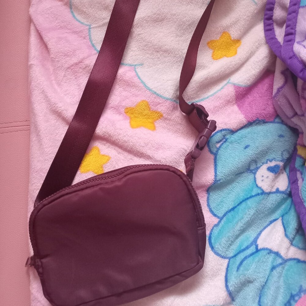 Maroon Crossbody Mini Sling Bag